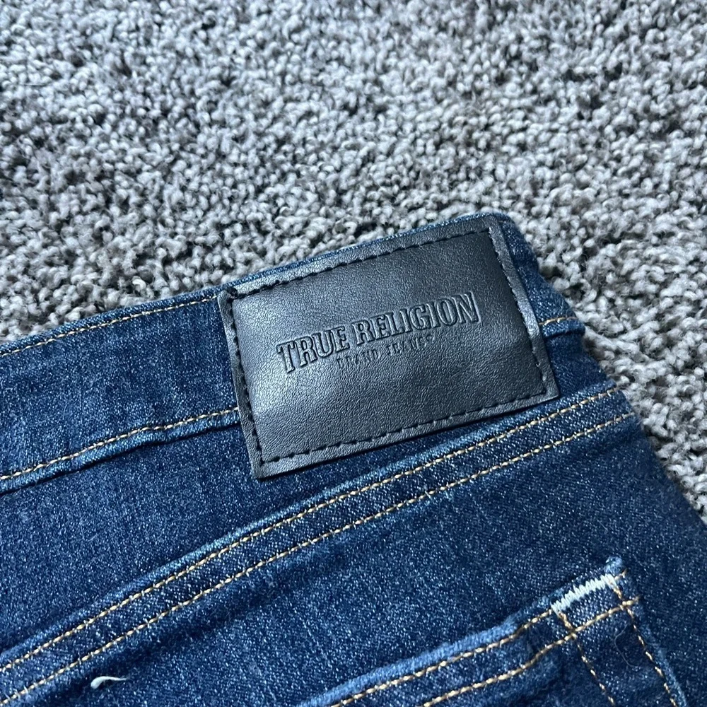 True Religion Halle Mid-Rise Super Skinny Denim Jeans Blue Women’s Size 30 - Picture 4 of 5